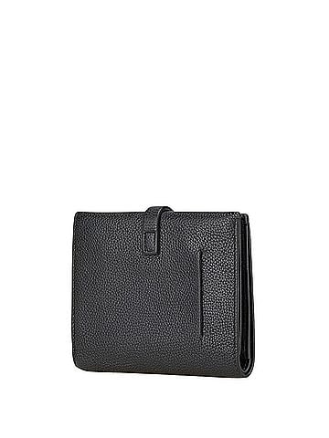 Burberry Burberry TB Bi-fold Wallet Black Leather Women's BURBERRY (view 2)