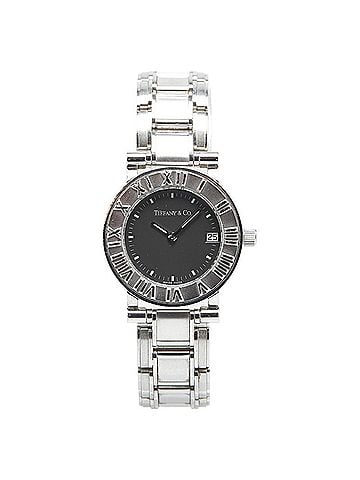 Tiffany Tiffany Atlas Watch, Quartz, Black Dial, Stainless Steel, Women's, TIFFANY&Co. (view 2)