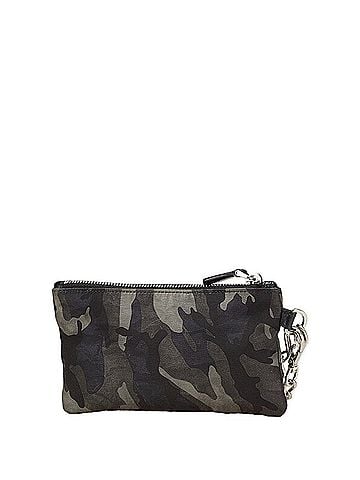 Prada Prada Camouflage Pouch/Coin Case in Black/Grey Nylon and Leather for Men (view 2)