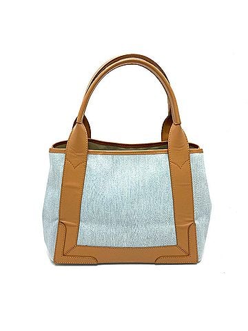 Balenciaga Balenciaga 339933 Logo print Bag Hand Bag Tote Bag Light blue (view 2)