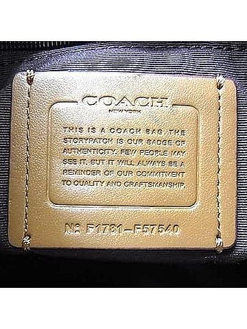 Coach COACH Exploded Reps Tote Bag F57540 in Black Canvas and Leather for Women (view 2)