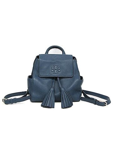 Tory Burch Tory Burch Fringe 79163-1-02544 Women's Leather Backpack Blue (view 1)