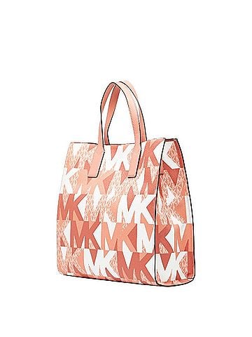 Michael Kors Michael Kors Kenley Tote Bag/Shoulder Bag, 2-Way, Pink, PVC, Leather, Women's (view 2)
