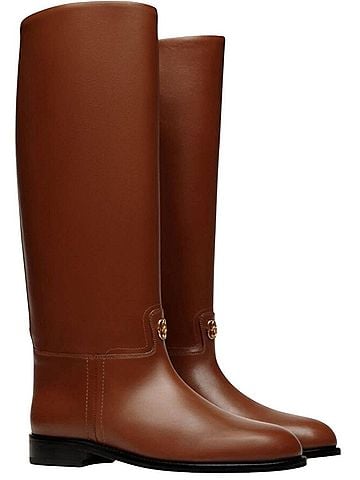 Bally Women's Hollie Leather Knee-High Boots (view 2)