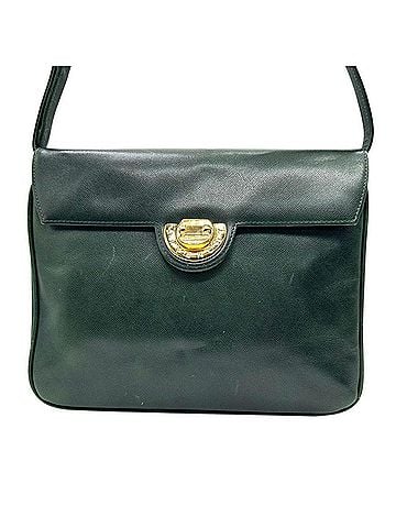 Givenchy GIVENCHY Shoulder Bag, Green, Flap, Logo, Crossbody, Gold Hardware, Logo Plate, E5 (view 2)
