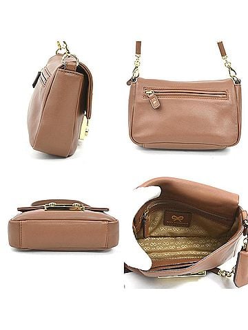 Anya Hindmarch Anya Hindmarch Women's Brown Leather Shoulder Bag (R10826A) (view 2)