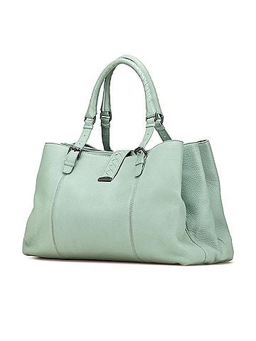 Bottega Veneta Bottega Veneta Intrecciato Roma handbag in green leather for women. (view 2)