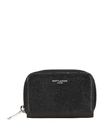 Saint Laurent Saint Laurent 506522 Women's Leather Coin Purse/coin Case Black (view 1)