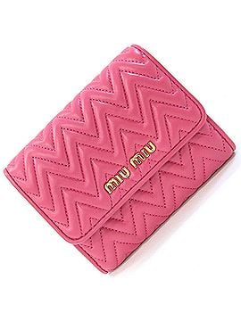 小物 Archive miu miu compact wallet emerald 0400023075400_BABYPINK?wid=600