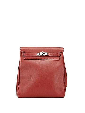 Hermès Hermes Hermès Kelly Ad PM Backpack, Red, Swift Leather, Women's (view 1)