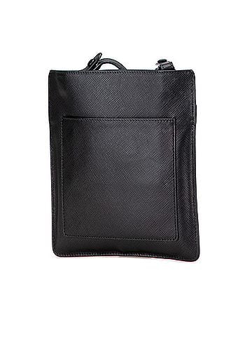 Prada Prada Logo Crossbody Shoulder Bag in Black Saffiano Leather for Women (view 2)