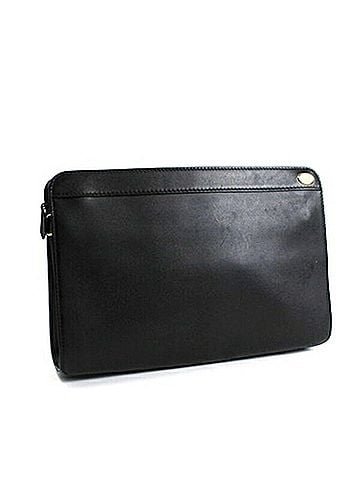 Dunhill Dunhill Second Bag Clutch Leather Black dunhill Men's (view 1)