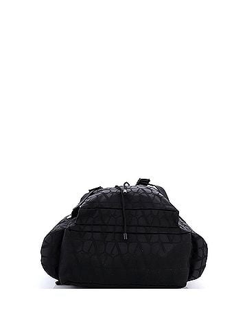 Valentino Garavani Double Buckle Backpack Toile Iconograph Nylon (view 2)