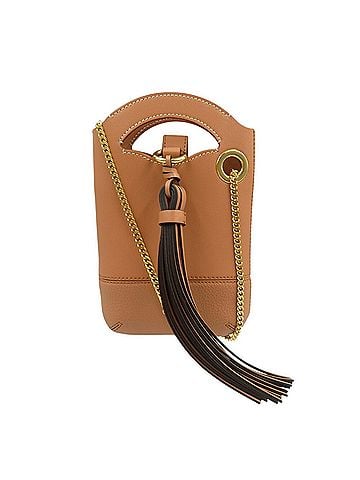 Chloé Chloé Unused Chloe Walden Phone Pouch CHC20AP330C6126B Leather Brown Smartphone Shoulder Bag 0490Chloe (view 2)