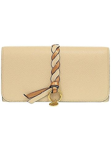 Chloé Chloé Chloe Leather Beige Long Wallet 0485Chloe (view 2)
