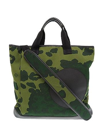 Dunhill Dunhill Radial Canvas/Leather Green Tote Bag Camouflage/Camouflage 1746Dunhill (view 1)