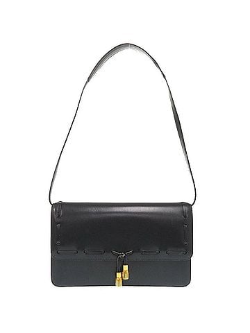 Hermès Hermes Tassel Box Calf Navy ?R Stamped Shoulder Bag 0252 HERMES (view 2)