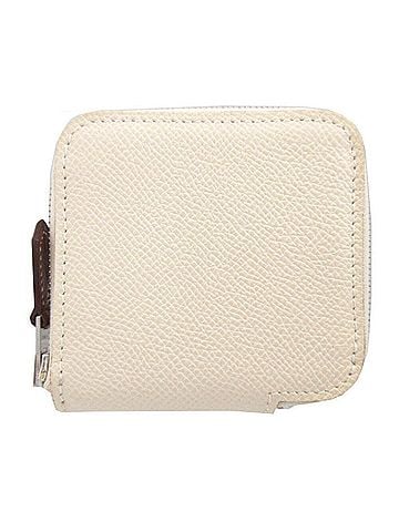 Hermès Like new Hermes Azap Compact Mini Silkin U stamp Epsom leather Nata coin case wallet 1319HERMES (view 2)