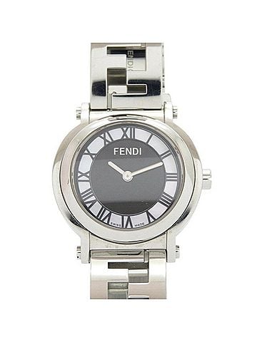 Fendi Fendi 6100L Caredro Shell Stainless Steel Black Quartz Watch with Dial 0556FENDI (view 1)