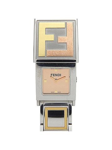 Fendi Fendi Secret 2 Time Zone 5500L Stainless Steel Gold Quartz Watch 1915 FENDI (view 1)