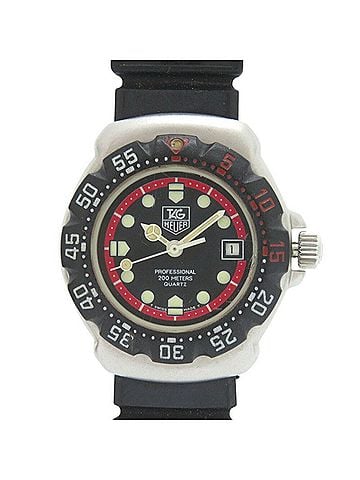 TAG Heuer TAG Heuer Formula 1 374.508 Stainless Steel Rubber Black Dial Quartz Wristwatch 1910 (view 1)