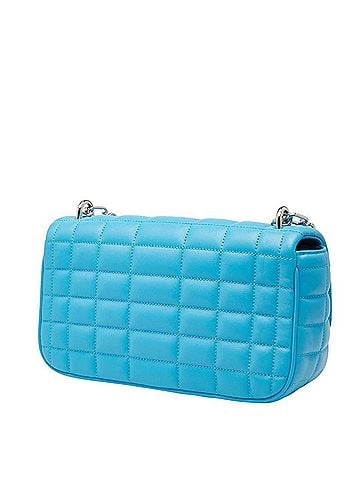 Michael Kors Michael Kors Tribeca Large Chain Shoulder Bag, Blue Leather, Women's (view 2)
