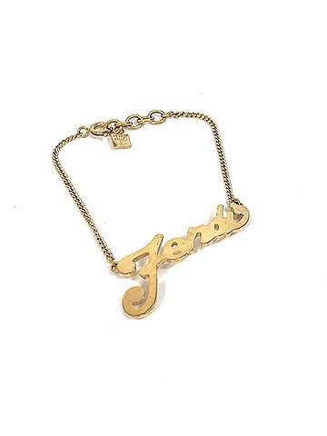 Fendi FENDI Fendi Accessories Bracelet Logo Metal Women's Gold (view 1)