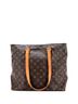 Louis Vuitton 100% Leather Brown Cabas Mezzo Monogram Canvas One size - photo 1