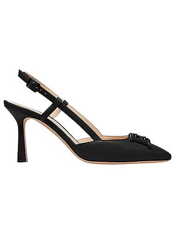 Bally Women's Eva High Heel Slingback Leather Pumps (view 1)