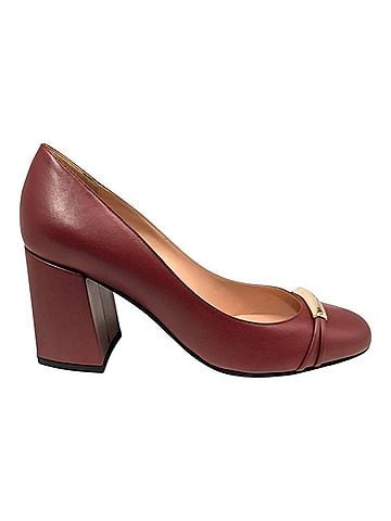 Bally Women's Trinity Ball Leather Pumps (view 1)