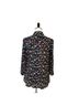 Anthropologie Floral Black Pink Green 3/4 Sleeve Blouse Size 2 - photo 2