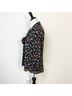 Anthropologie Floral Black Pink Green 3/4 Sleeve Blouse Size 2 - photo 11