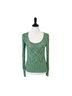 Anthropologie Multi Color Green Long Sleeve Top Size XS - photo 1