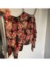 W by Worth 100% Silk Aztec Or Tribal Print Graphic Multi Color Sleeveless Blouse Size S - photo 7