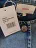Xirena Solid Blue Denim Jacket Size L - photo 3