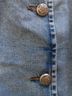 Xirena Solid Blue Denim Jacket Size L - photo 4