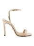 Schutz Silver Altina Leather Sandal Size 9 - photo 1