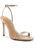 Schutz Silver Altina Leather Sandal Size 9 - photo 2