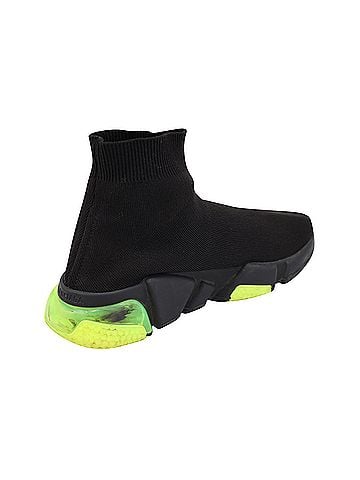 Balenciaga Balenciaga Speed Trainers in Clearsole Yellow Fluo Polyester (view 2)