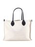 Gucci 100% Canvas Plain Tan Logo Shopper Tote Printed Canvas Medium One size - photo 2