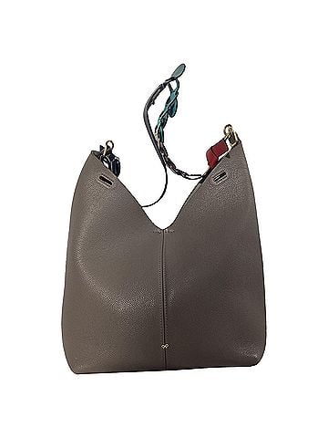 Anya Hindmarch  Anya Hindmarch Build a Bag Shoulder Bag in Grey Leather (view 1)