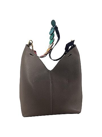 Anya Hindmarch  Anya Hindmarch Build a Bag Shoulder Bag in Grey Leather (view 2)