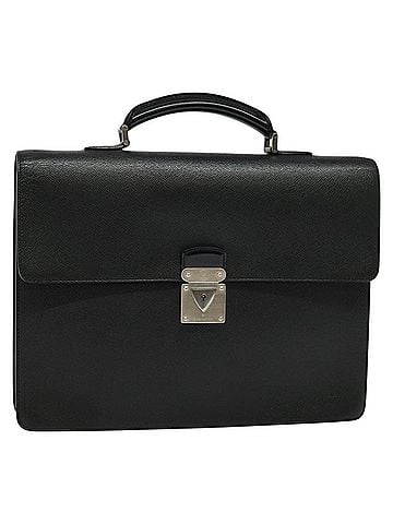 Louis Vuitton Neo Robusto 1 Briefcase Taiga Leather Brown Leather Briefcase Bag (view 1)