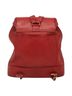 Chanel 100% Leather Solid Red Vintage Backpack Caviar Red Leather Backpack Bag One size - photo 3