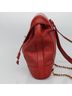 Chanel 100% Leather Solid Red Vintage Backpack Caviar Red Leather Backpack Bag One size - photo 4