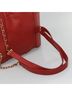 Chanel 100% Leather Solid Red Vintage Backpack Caviar Red Leather Backpack Bag One size - photo 6