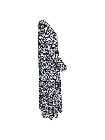 Rixo London Rixo Elise Floral-Print Stretch-Jersey Midi Dress in Blue Viscose (view 2)