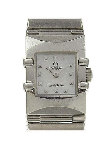 Omega OMEGA Constellation Carree Watch 1531.71 Stainless Steel 1998 Quartz Analog Display White Shell Dial Women's (view 1)