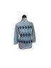 Talbots Argyle Gray Pullover Sweater Size S - photo 1