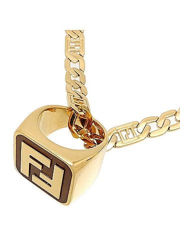 Fendi Fendi #21 Ring Women's/Men's Necklace GP (view 1)